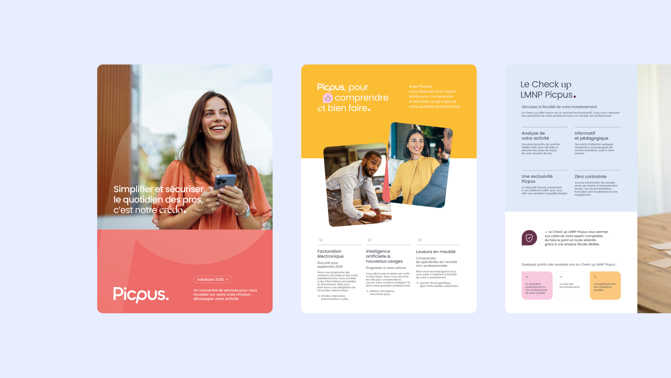 Branding Picpus - centre de gestion
