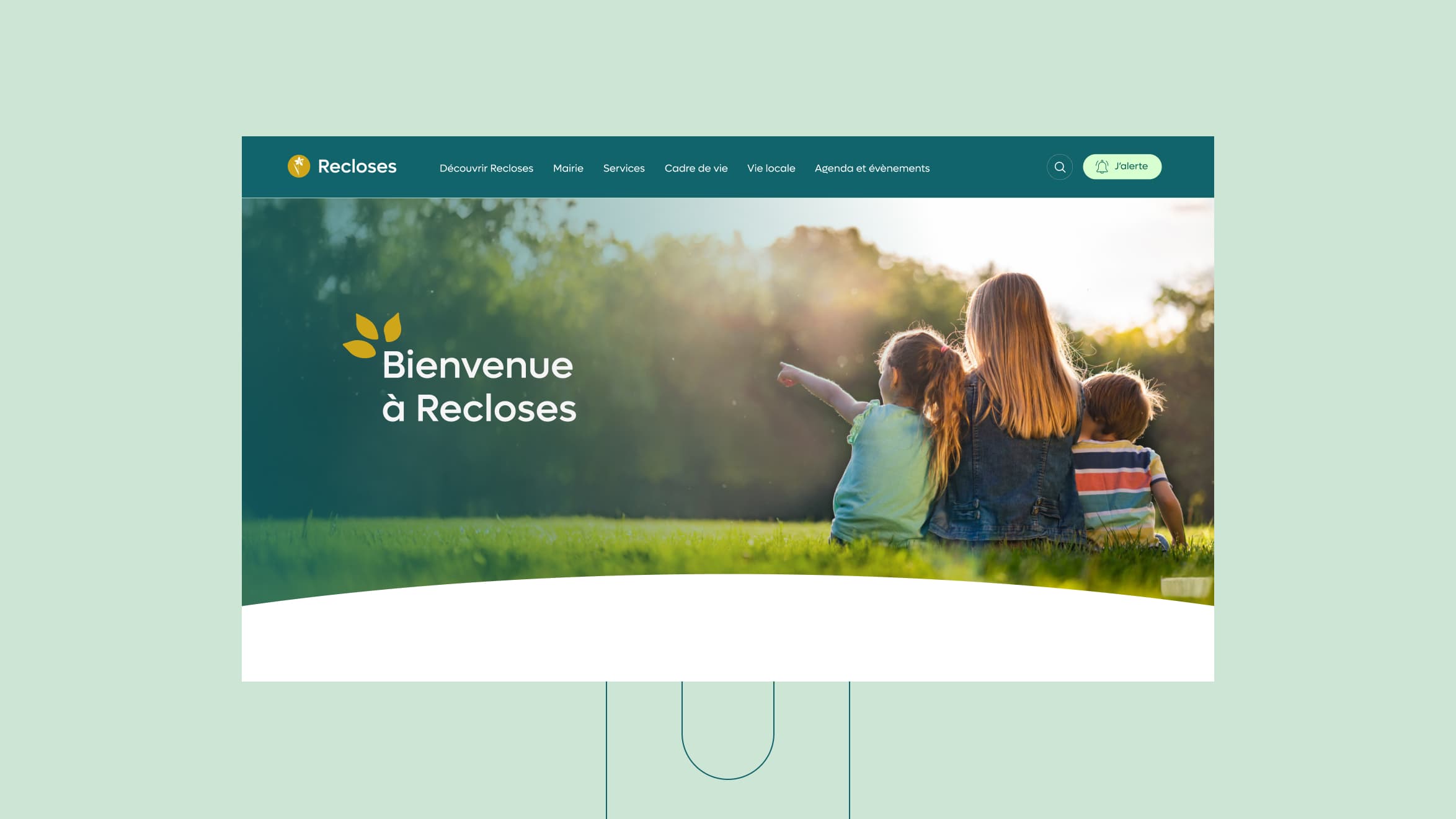 Site internet mairie de Recloses