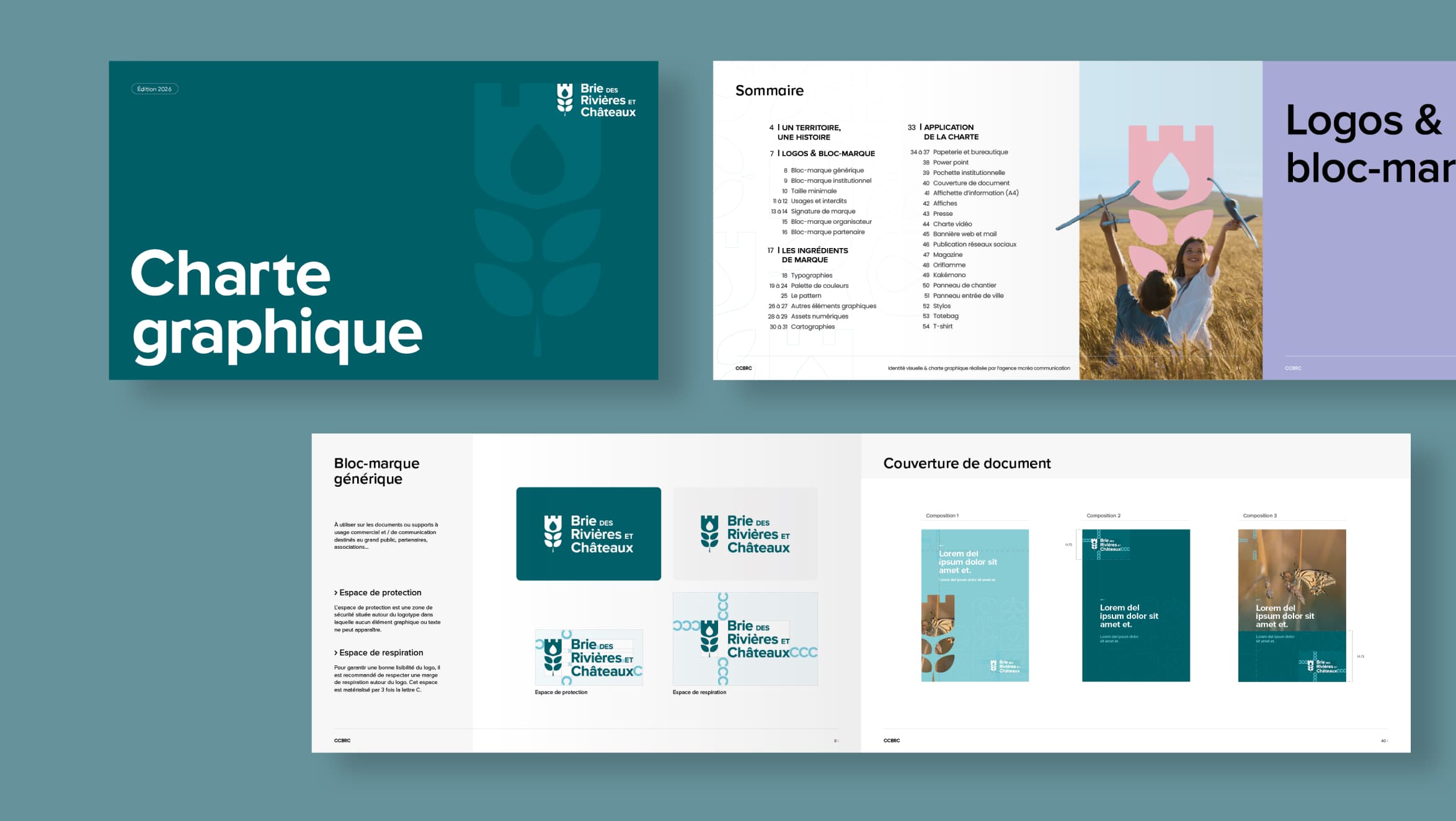 Communauté de communes Brie des Rivières et Châteaux - Nouvelle identité visuelle