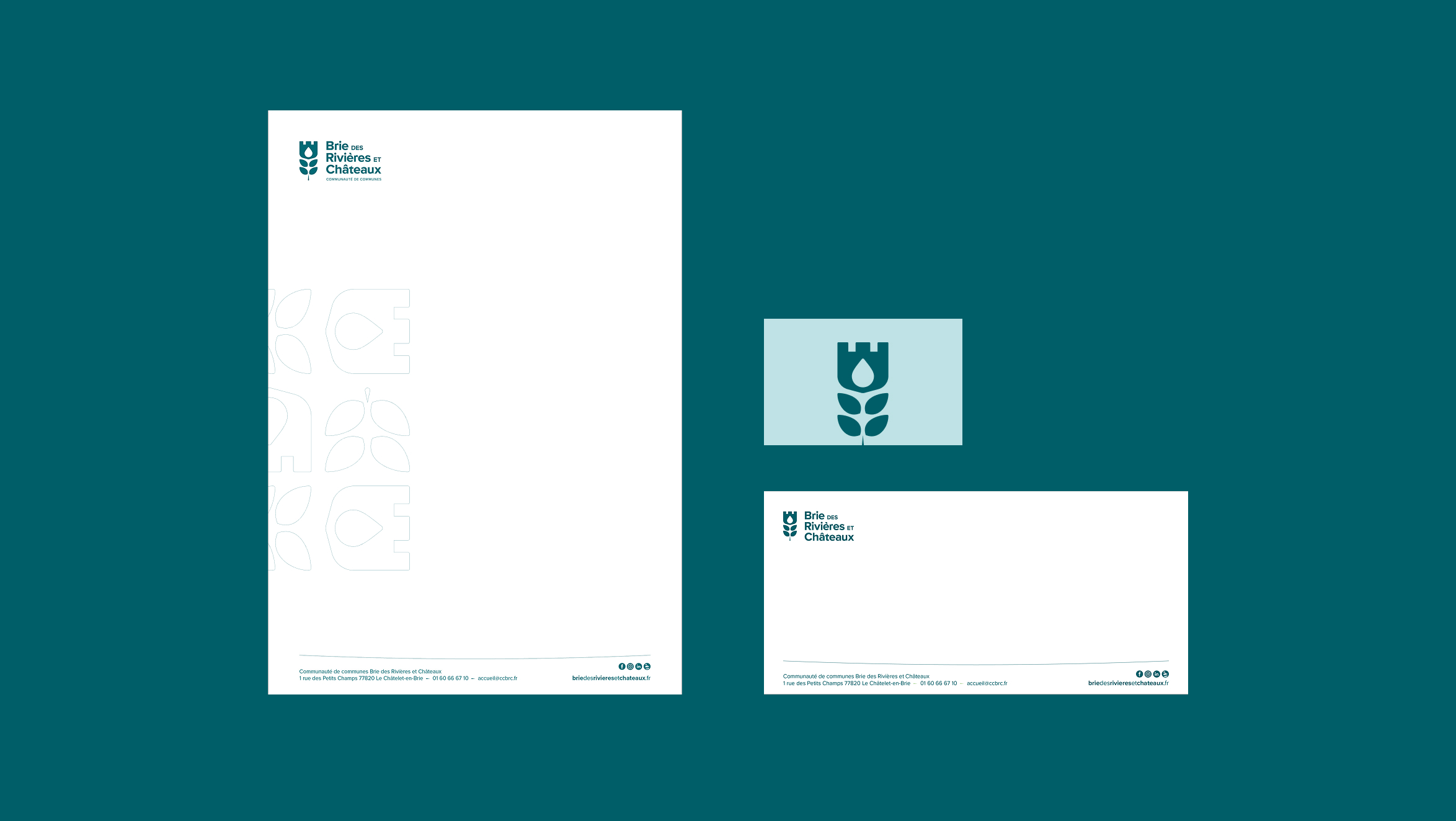Communauté de communes Brie des Rivières et Châteaux - Nouvelle identité visuelle